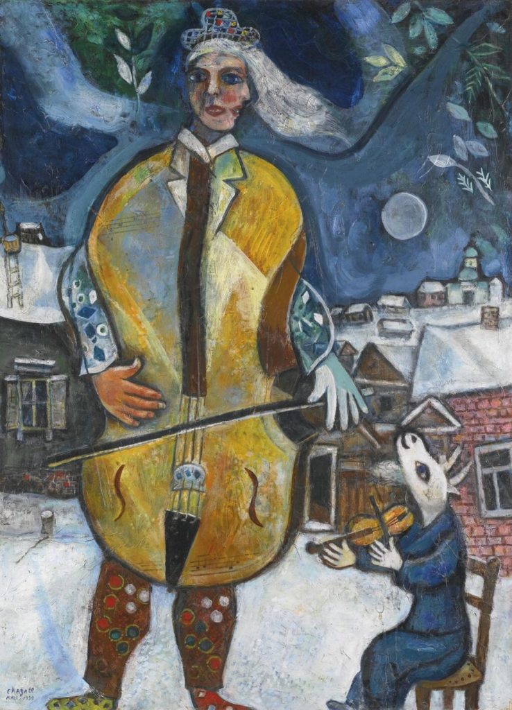 Marc Chagall, Le Violoncelliste, 1939